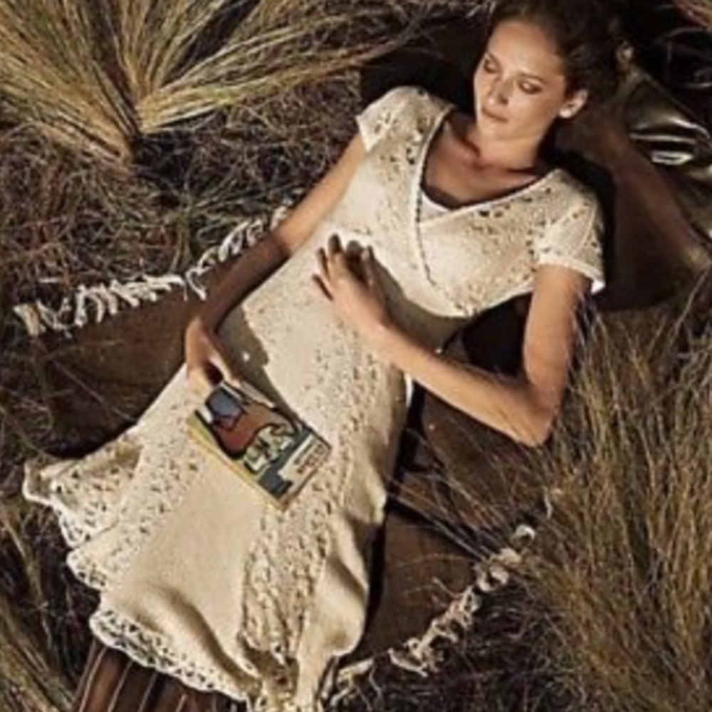 Anthropologie cloud moth dress size small Rare!!